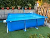 Piscina Bestway Steel Pro 259 x 170 x 61 Com filtro