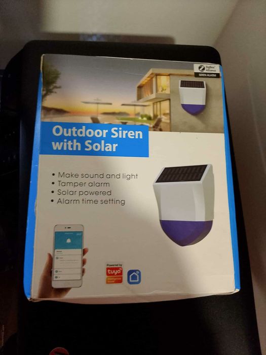 Zewnętrzna syrena alarmowa z panelem