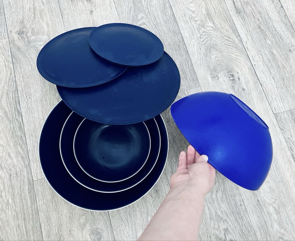 Набор контейнеров TUPPERWARE форма чаша судок салатник кастрюля zepter