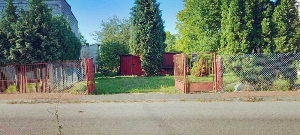 tanio pilnie dzialka budowlana brama gaz chodnik ogrodzona do 1500 m2