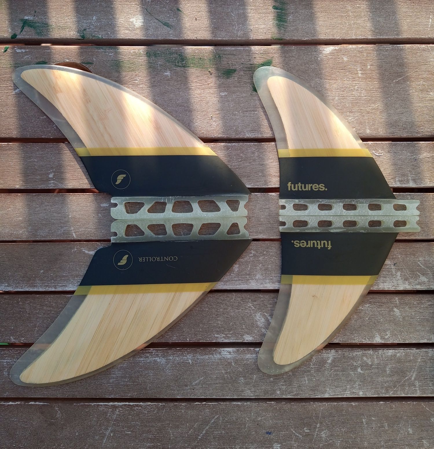 Quilhas/Fins Quad Controller Bamboo