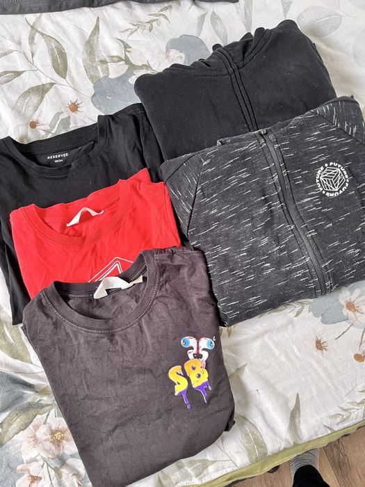 Zestaw dla chlopaka 152 bluzy tshirty h&m reserved