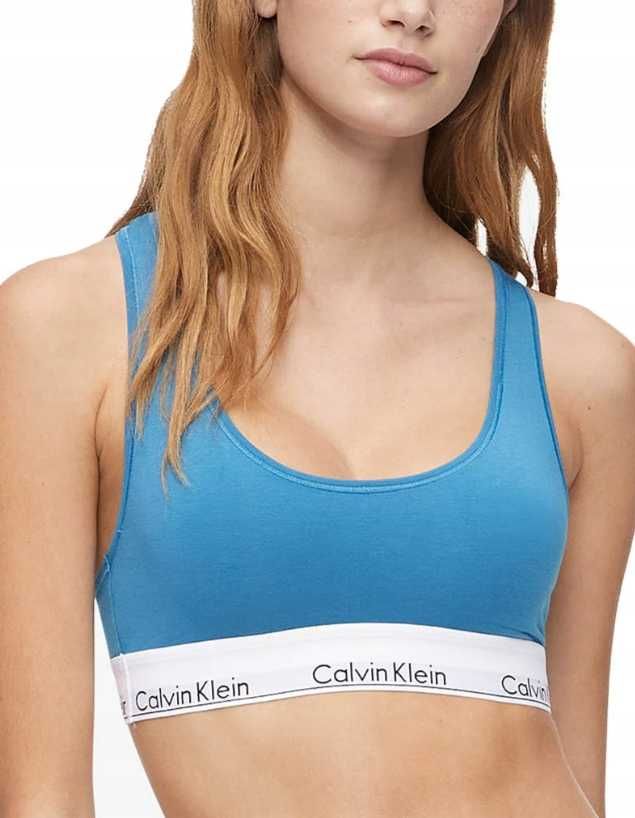 Bawełniany biustonosz Calvin Klein S