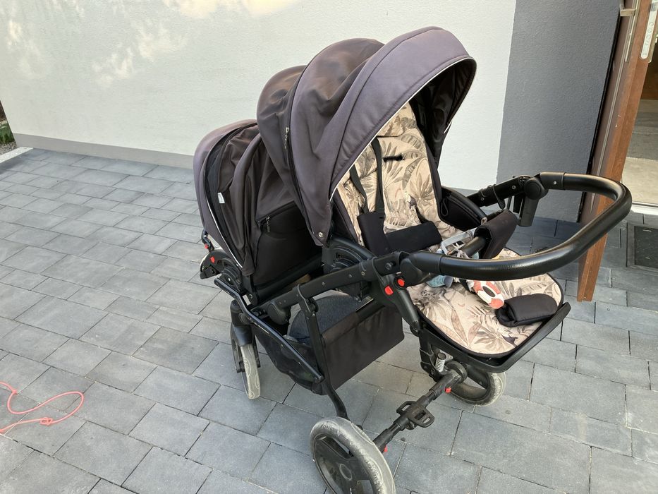 Wózek podwojny rok po roku spacerowka i gondola