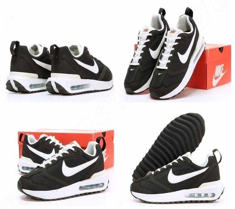 Мужские кроссовки Nike Air Max Dawn Black White 40-45 найк Новинка!!