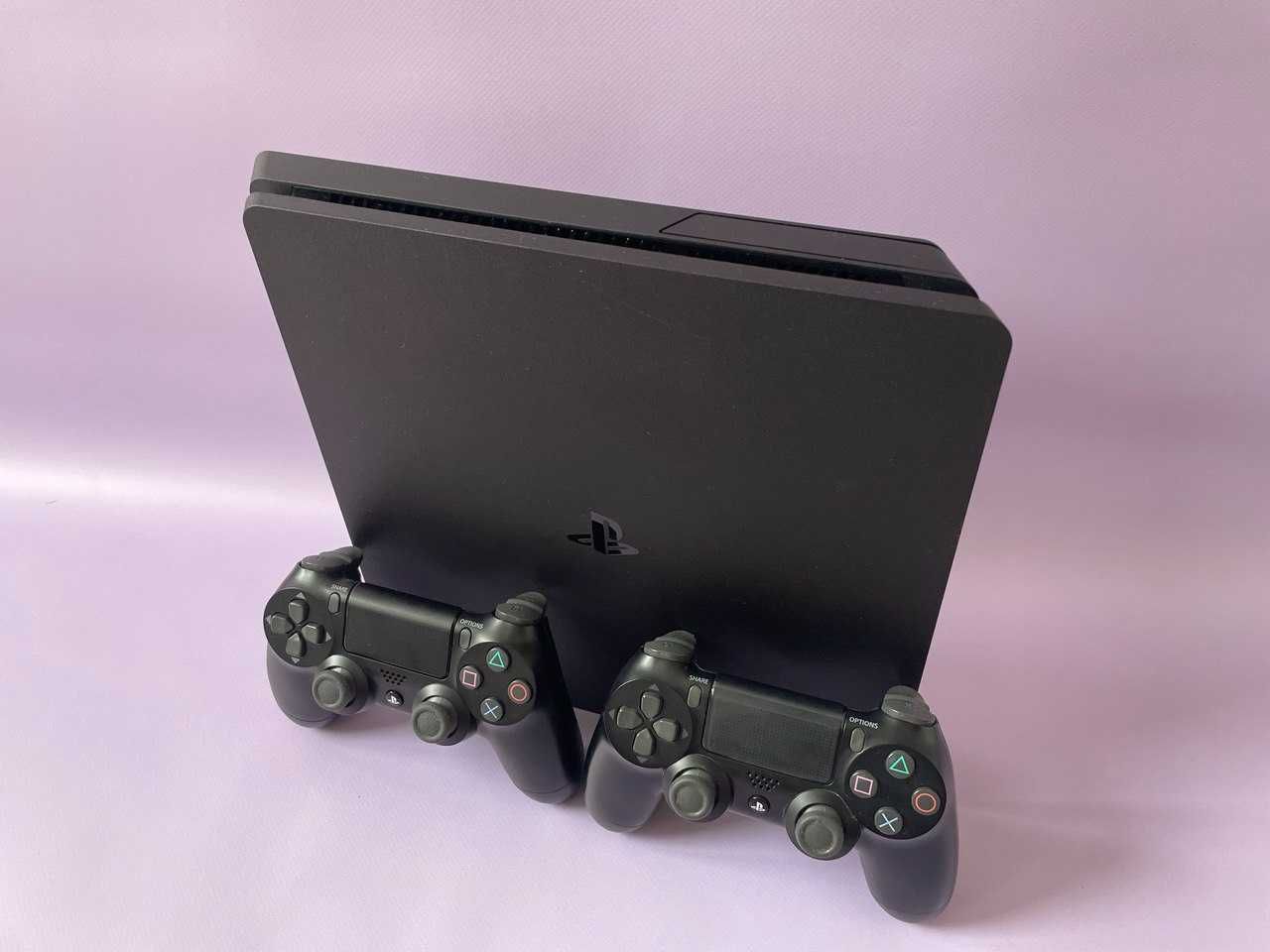Sony PlayStation 4 Slim 1 TB, Два джойстики, Гарантія