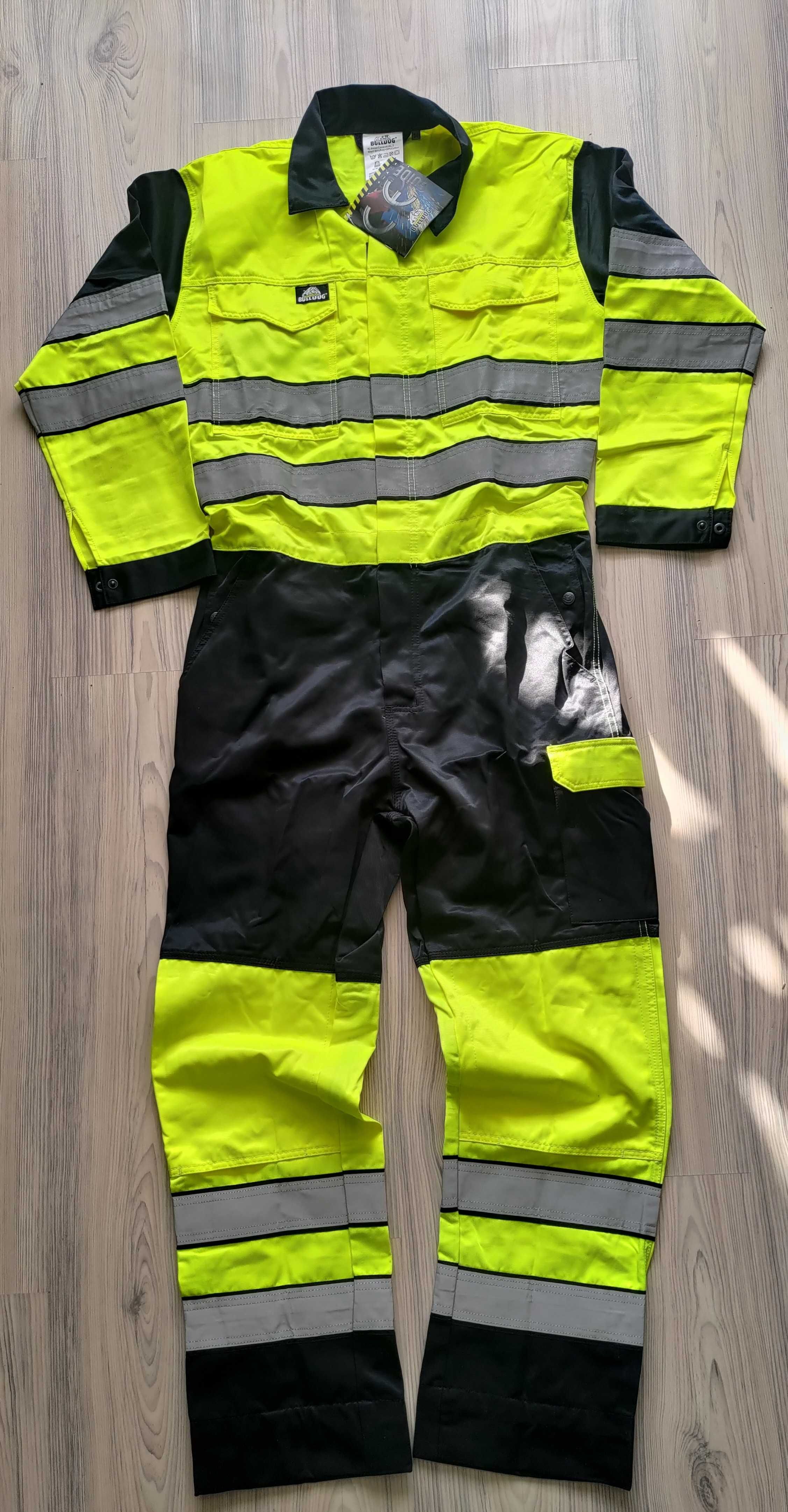 Bulldog Norway 54 kombinezon Hi- Vis laweta operator  odblask