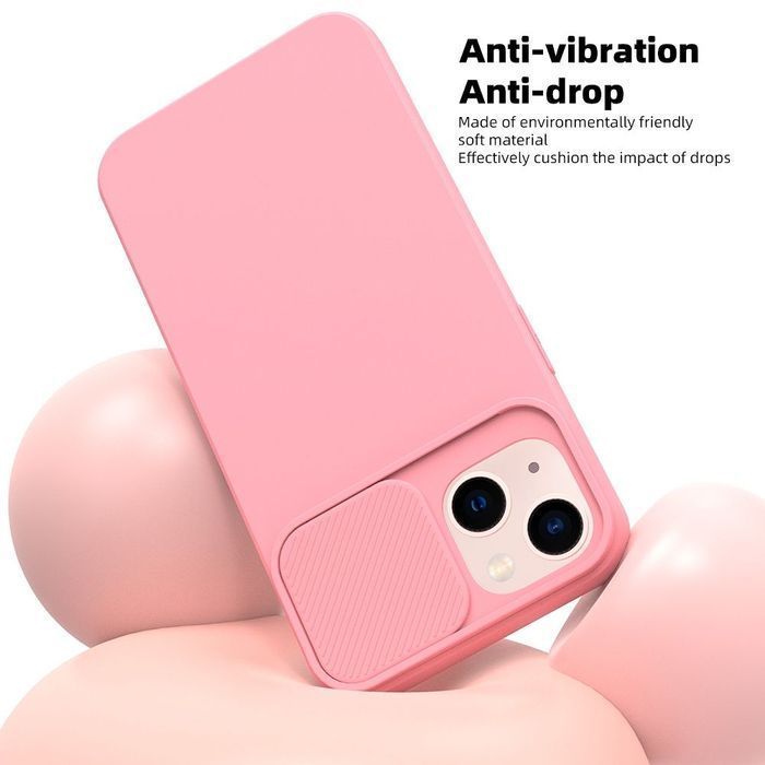 Futerał SLIDE do IPHONE 14 Plus jasnoróżowy