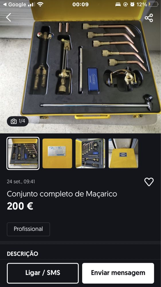 Conjunto de soldadura