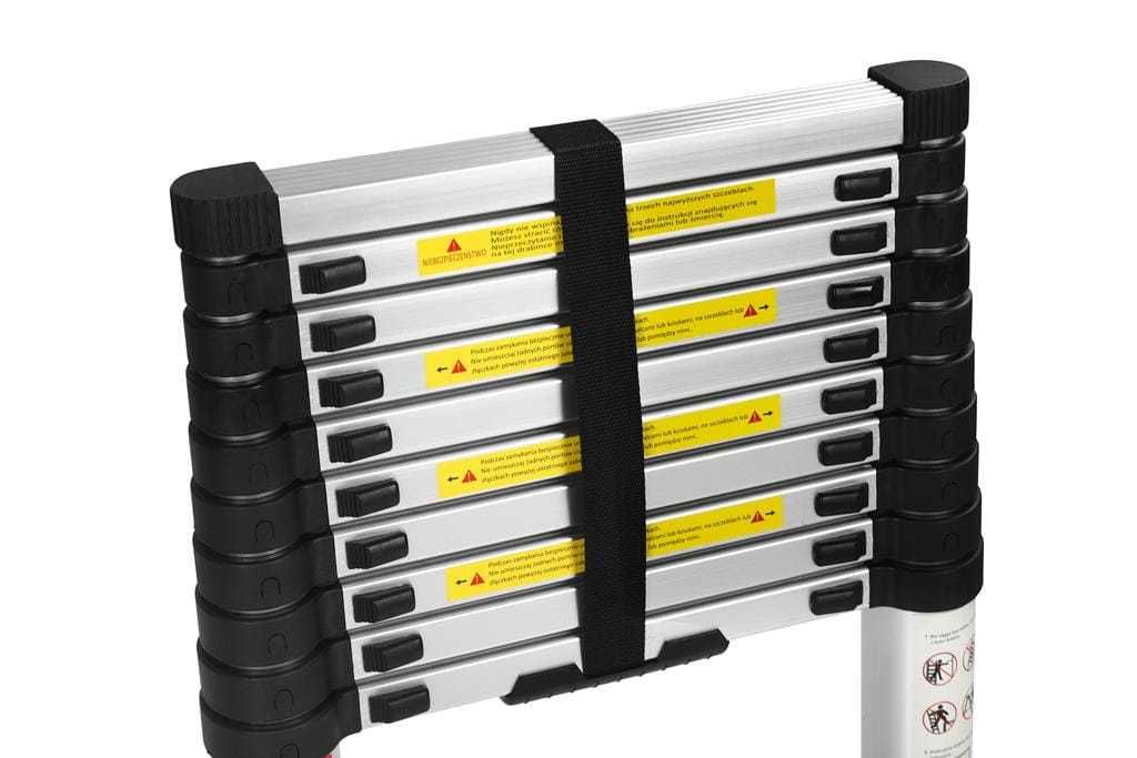 Drabina teleskopowa składana 10 stopni aluminiowa 3,2m 150kg MAX