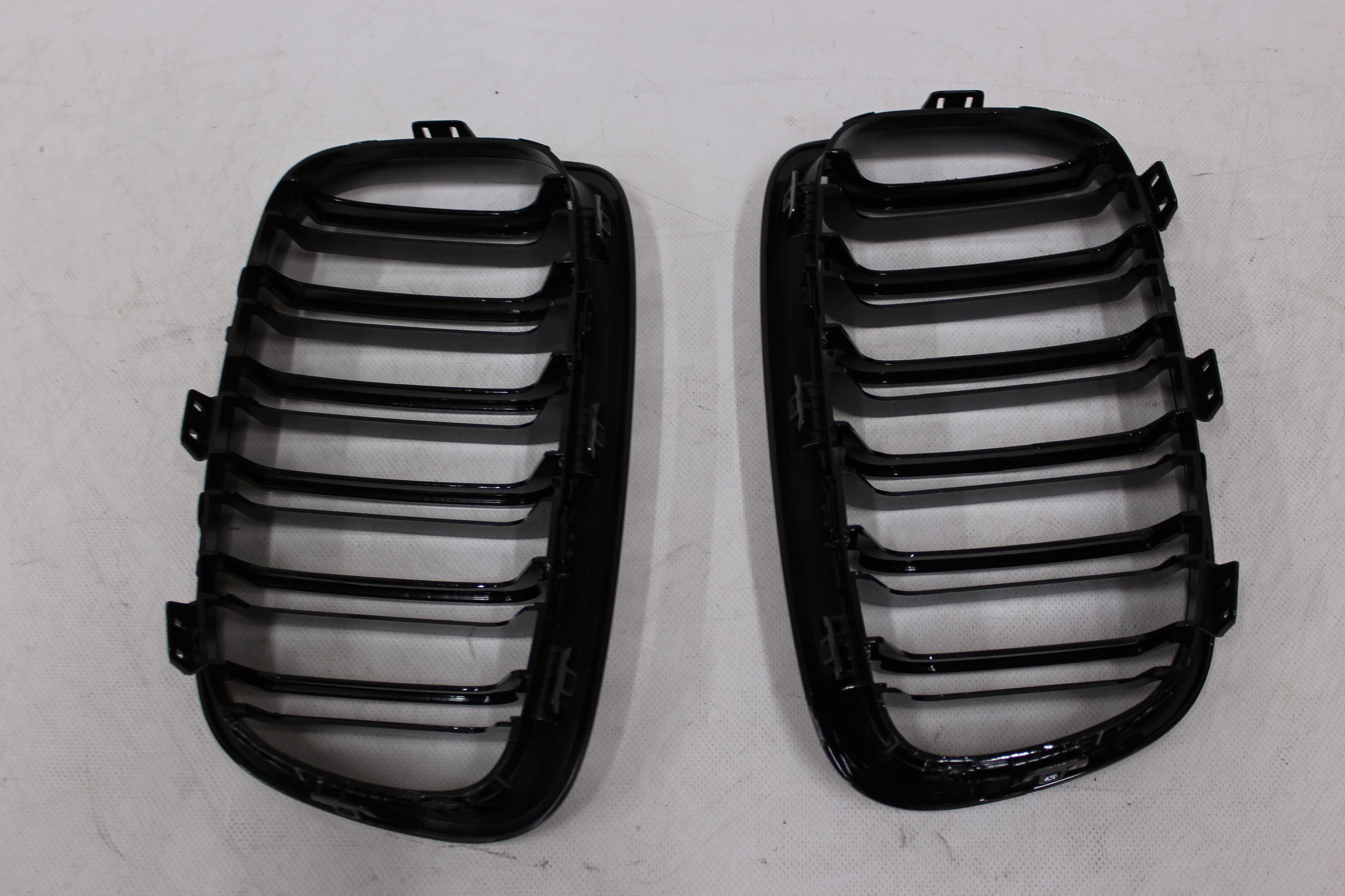 GRILL Nerki Atrapa chłodnicy BMW F20 F21 r.11-14 GLOSSY BLACK M-Look