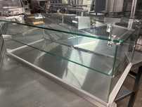 Vitrine expositora de balcão em vidro neutra 1.02 x 48