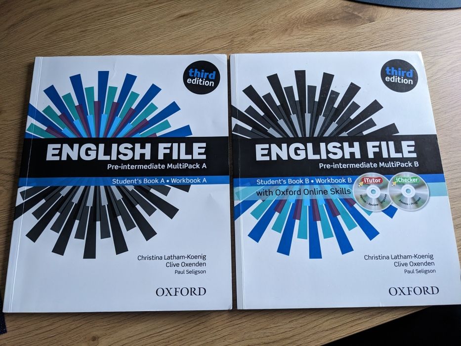 English File - nauka angielskiego, komplet Workbook A + B OXFORD