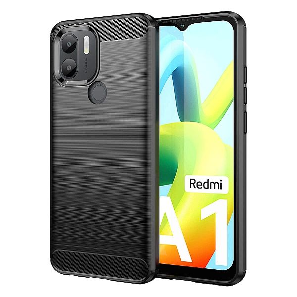Carbon Case etui do Xiaomi Redmi A1+ elastyczny silikonowy karbonowy p