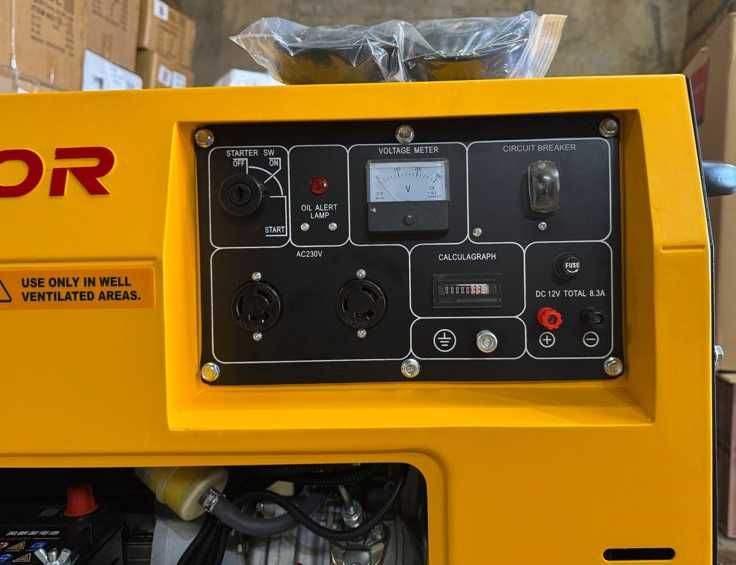 генератор дизельний Kipor закритого типу мідна обмотка стартер колеса