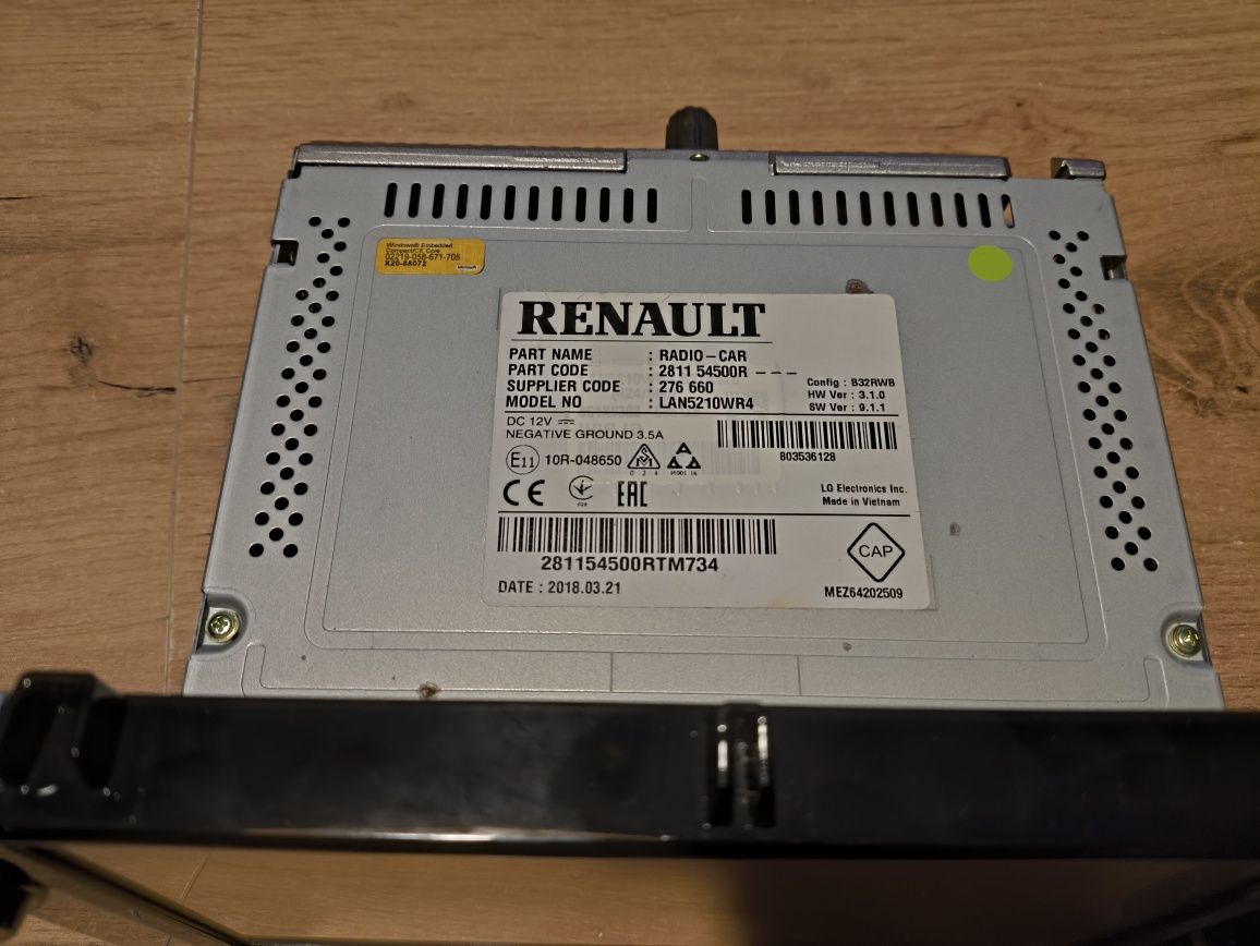 Media nav evolution radio ramka renault clio 4. LAN5210WR4