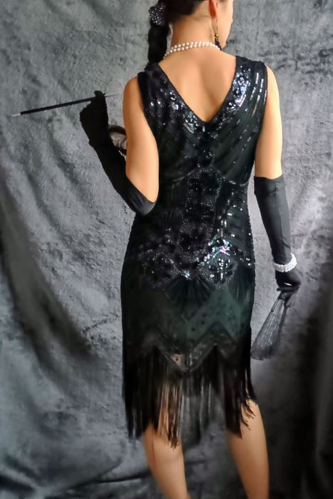 Kostium dla kobiety Lata 20 Wielki Gatsby Charleston Retro Flaperka