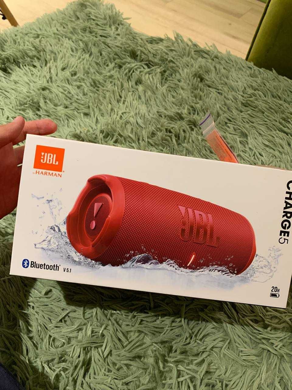 Акустична система колонка JBL Charge 5 Red