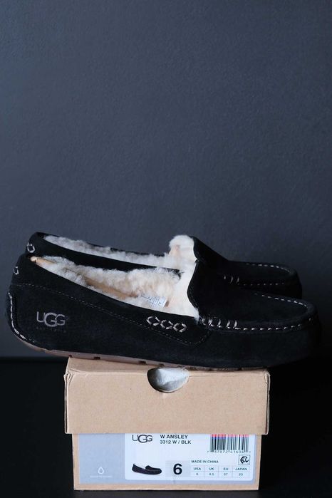 Жіночі мокасини UGG Ansley Black Chestnut 37 38 оригінал