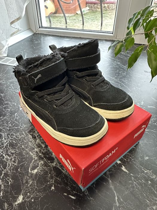 Дитяче зимове взуття puma, хайтопи 25 розмір, 16 см