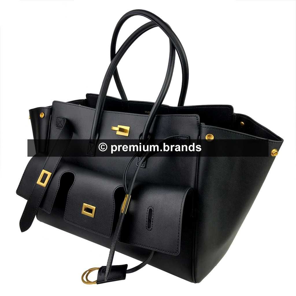 Torba Balenciaga Bel Air Medium czarna skóra naturalna
