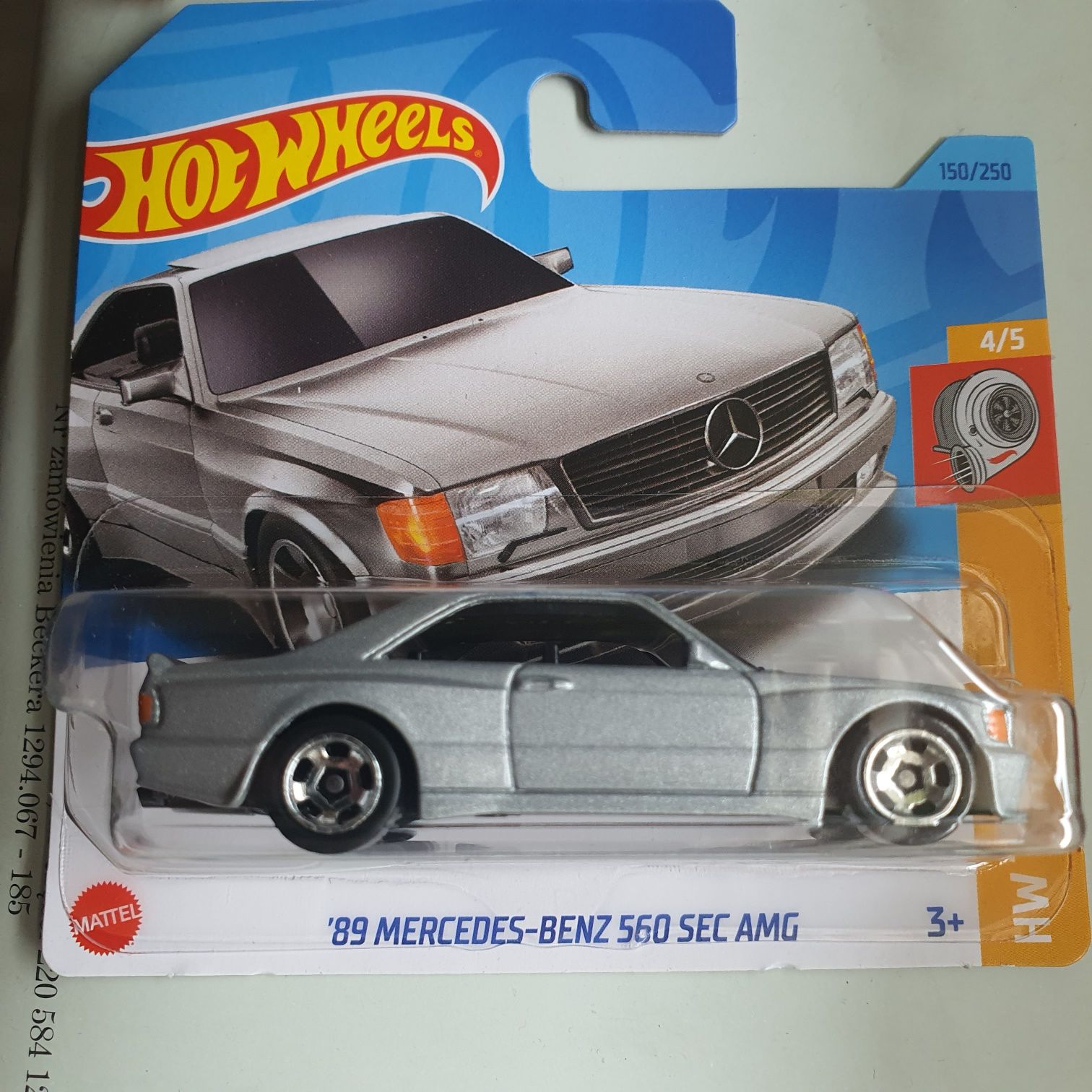 Mercedes 560sec widebody AMG W126 560 sec Nowy Hot Weels