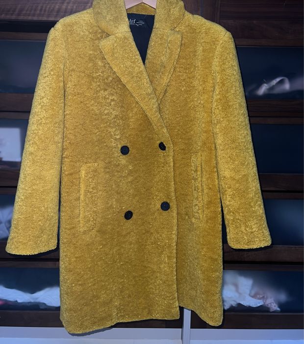 Єко шубка-мішка Жовта Zara trf