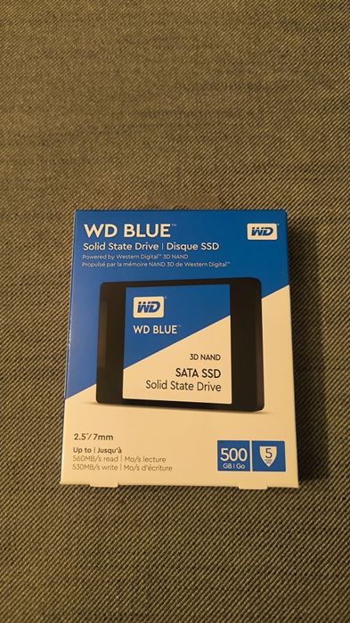 Dysk WD Blue 3D NAND SATA SSD WDS500G2B0A - 500 GB - 2.5" - SATA 6