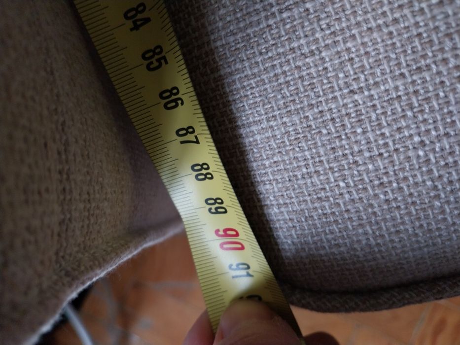 Sofá com chaise longue Ikea