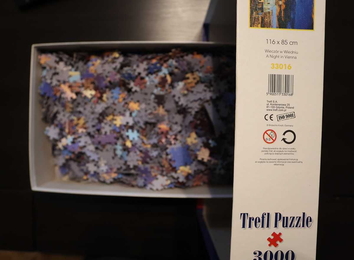 Puzzle TREFL 3000  Wieczór w Wiedniu