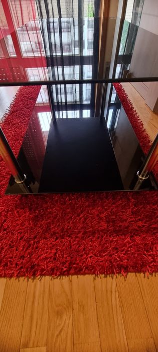 Mesa de centro em vidro temperado