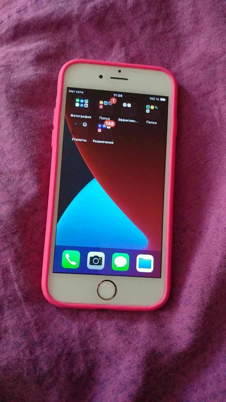 Iphone 6s 64Gb NeverLock, полный комплект+чехол+защитное стекло.