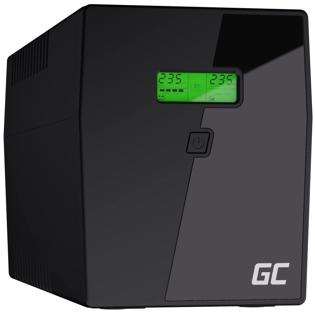 Источники бесперебойного питания ИБП Green Cell UPS04 1500 ВА 900 Вт