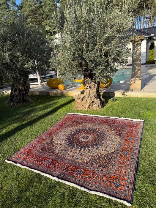 Dywan Perski R. Tkany kaszmirowy + jedwab Iran Moud 220x200 gal.17 tyś