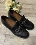 Кожаные туфли, лоферы CLARKS, р.6(38,5-39)