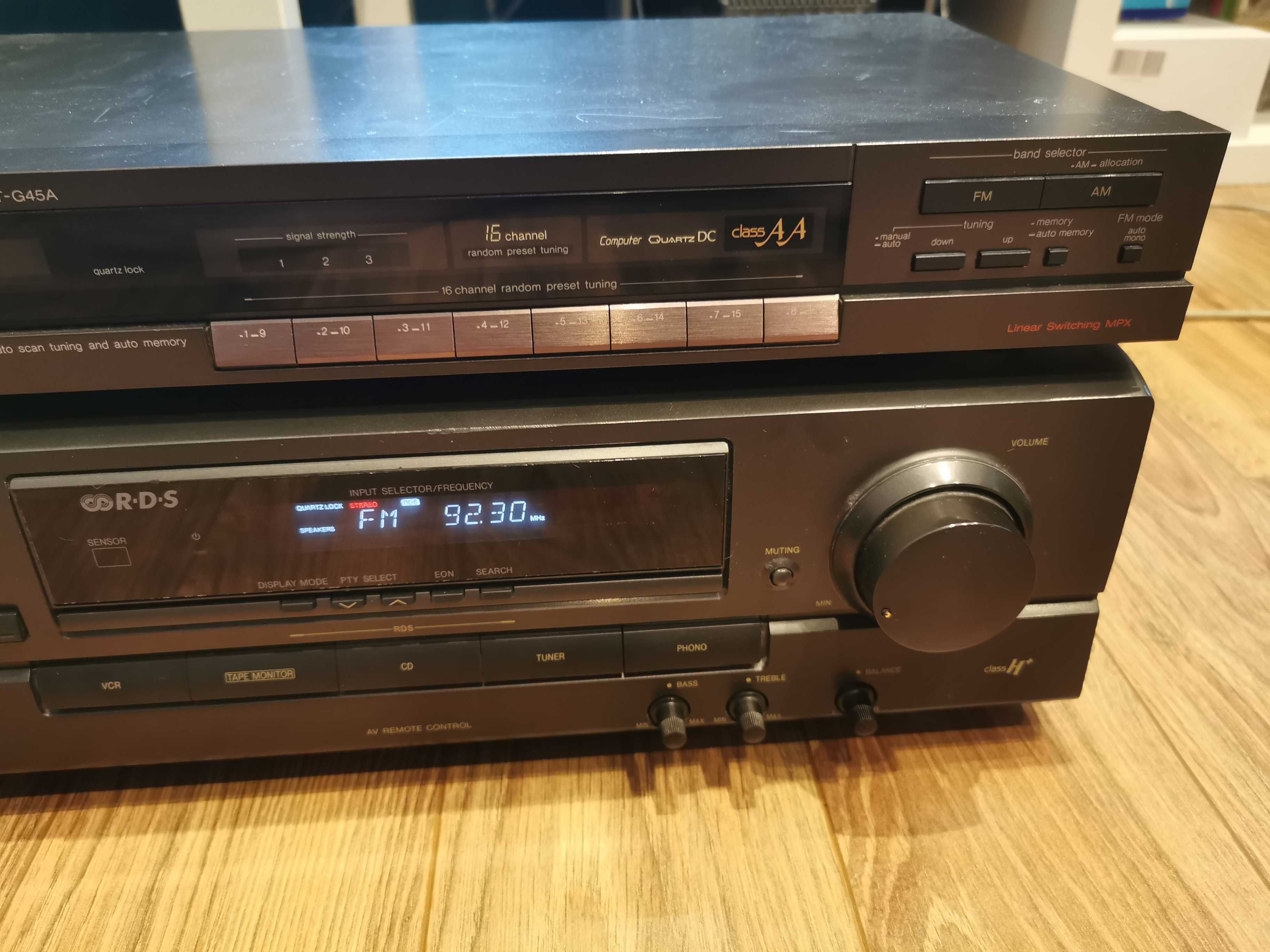 zestaw technics amplituner SA-EX 140 , Tuner ST-G45A