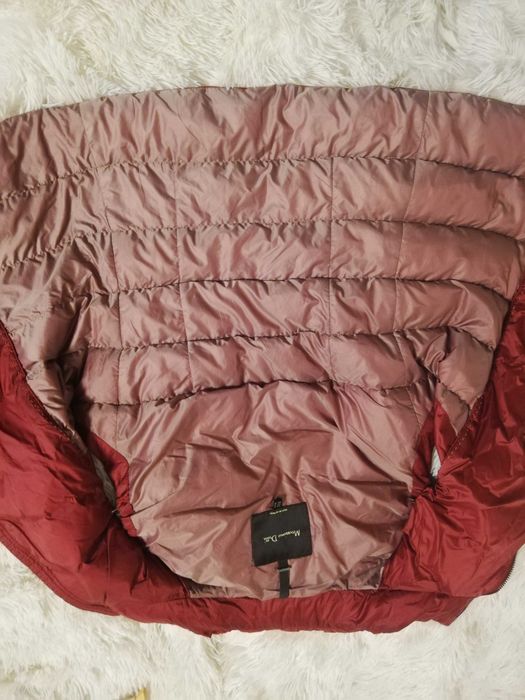 bezrękawnik puchowy massimo dutti m 38 s 36 bordo kamizelka m 38