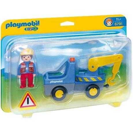 Playmobil 1.2.3 6791 Camião com Grua