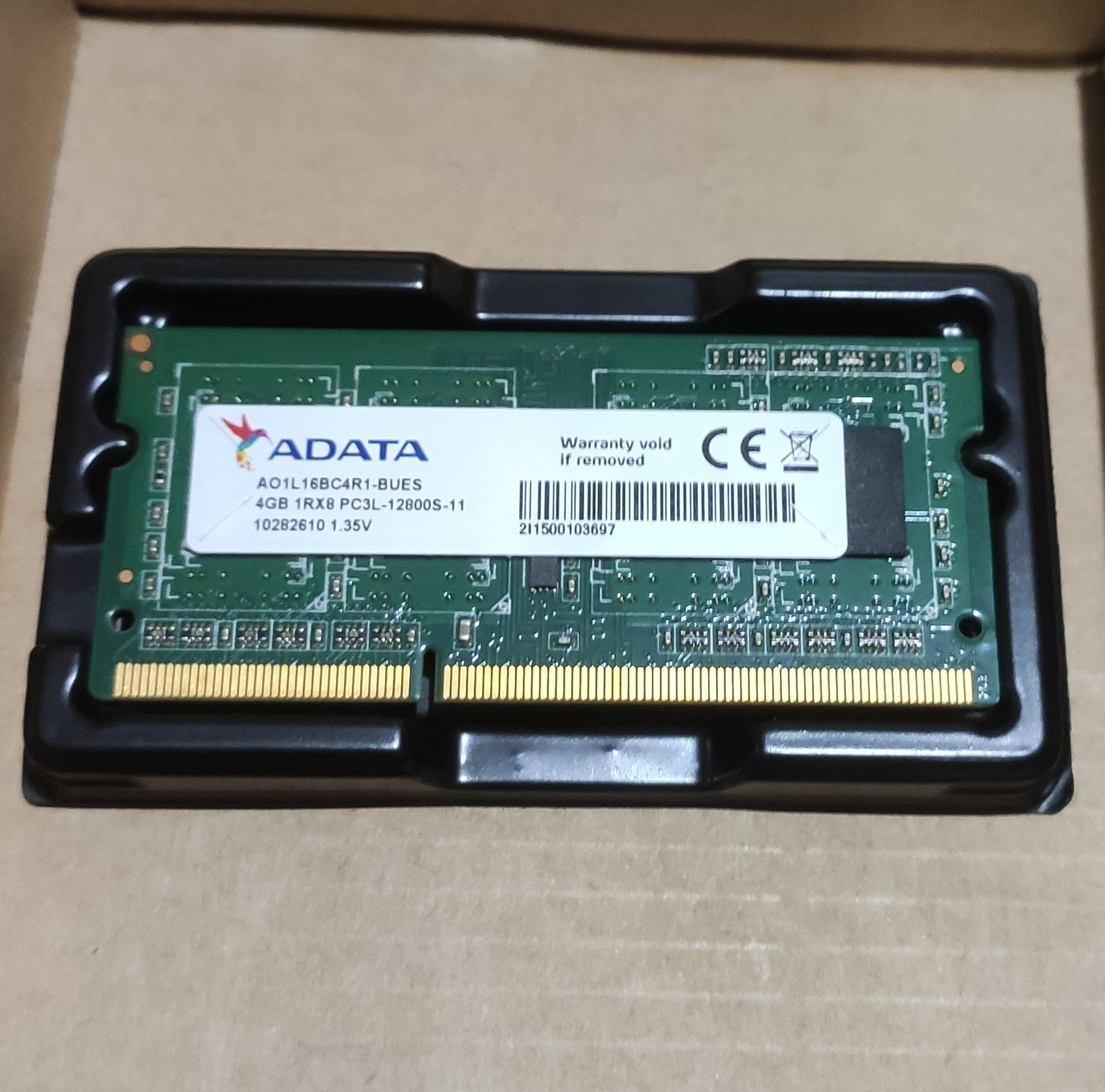 Оперативна пам'ять ADATA DDR3 L 4GB