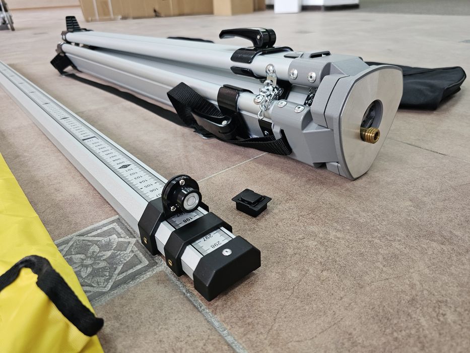 Комплект Профессиональный Штатив для оптического нивелира +Рейка 3м