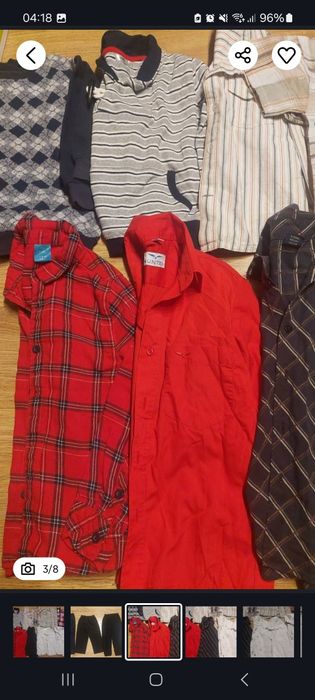 Elegancki zestaw paka fajnych ubrań dla chlopca 17szt  104-122 +GRATIS