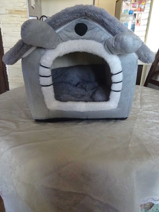 Składane legowisko dla kota dom dla psa zima kot S