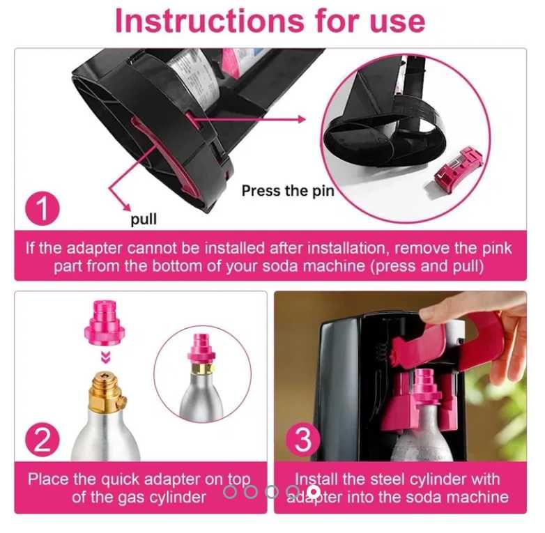 Adapter do Sodastream Quick Connect Terra Duo Art