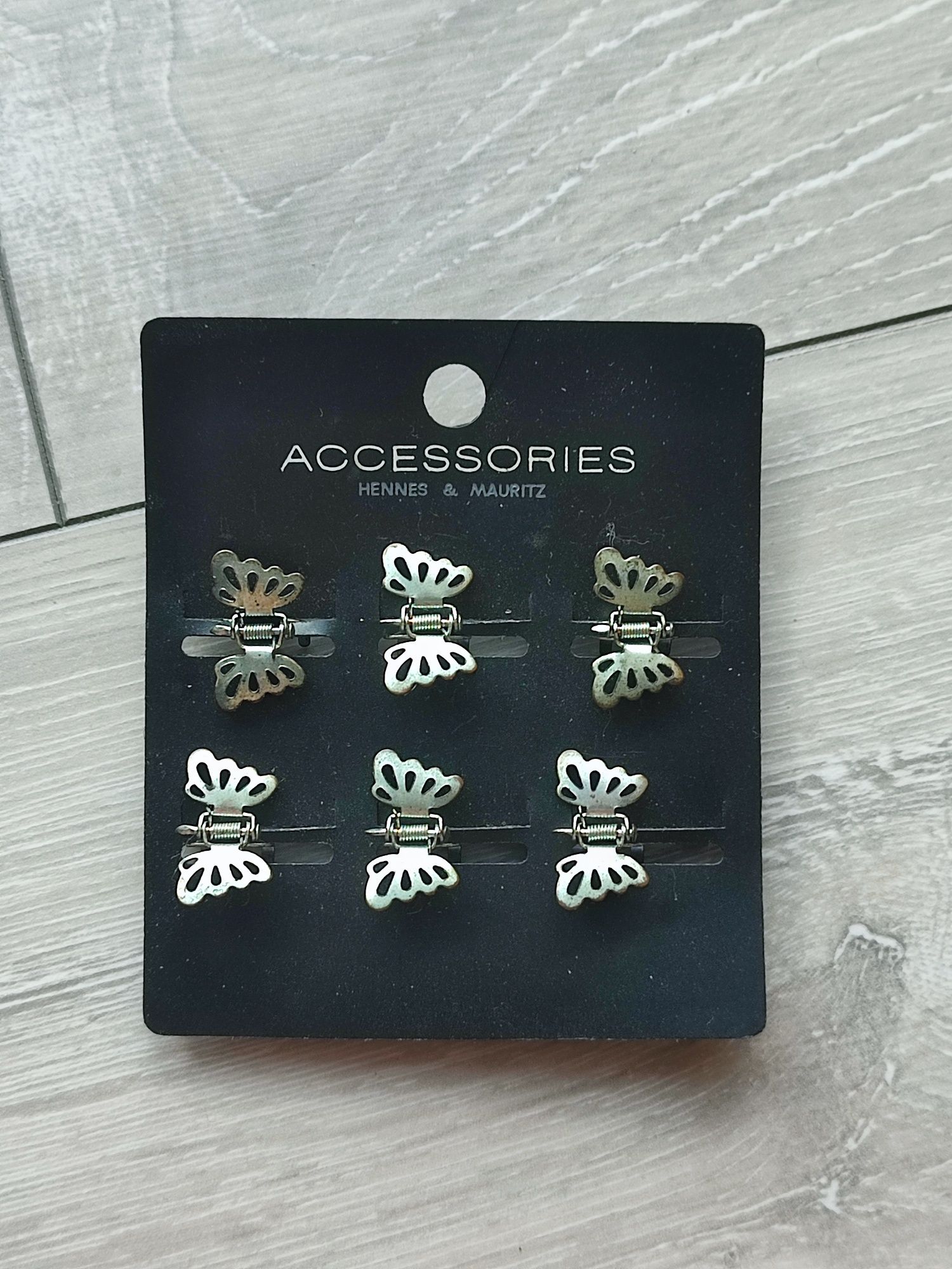 Nowe spinki do włosów motylki accessories H&M goblincore
