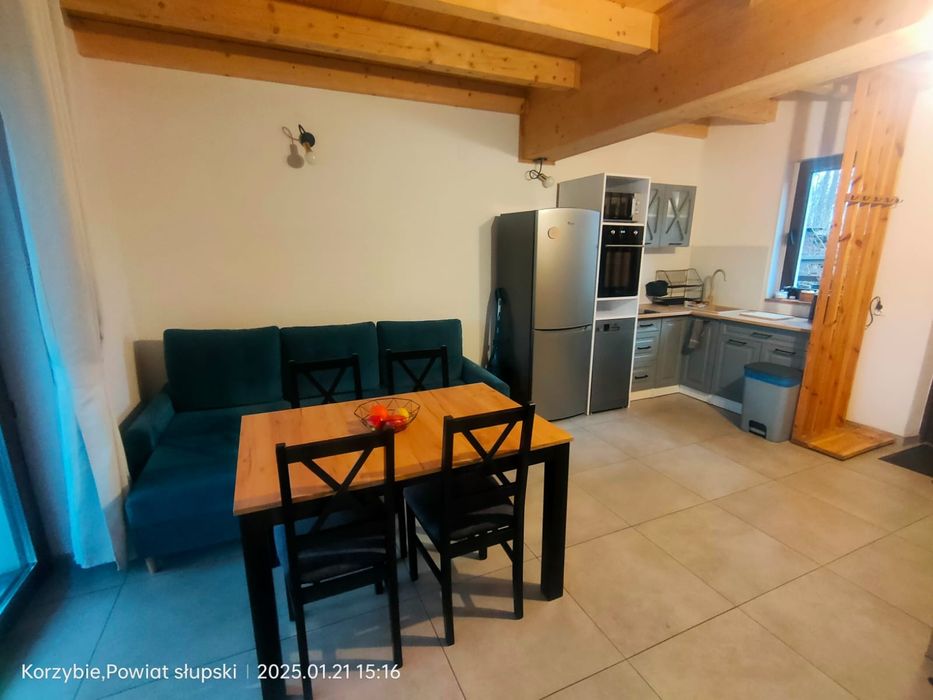 Domek nad jeziorem Korzybie sauna balia jacuzzi