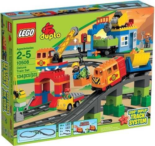 Lego Duplo mega paka! 10+ zestawów, w tym kolejki, tory, samochodziki