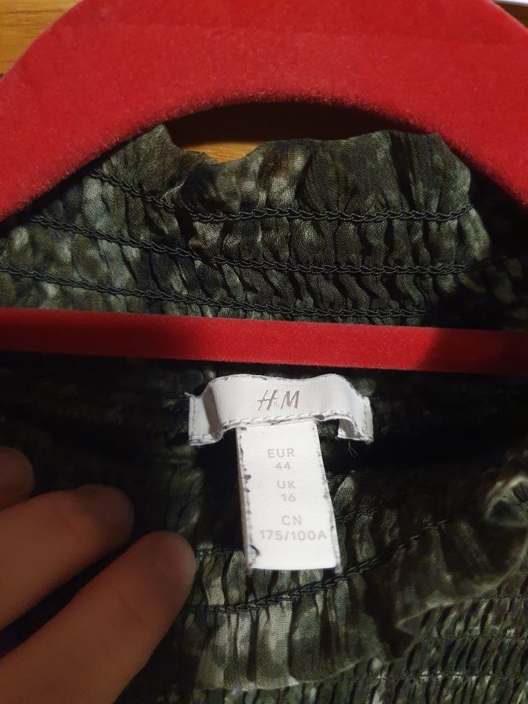 Sukienka w wężowy wzór, H&M, r.44