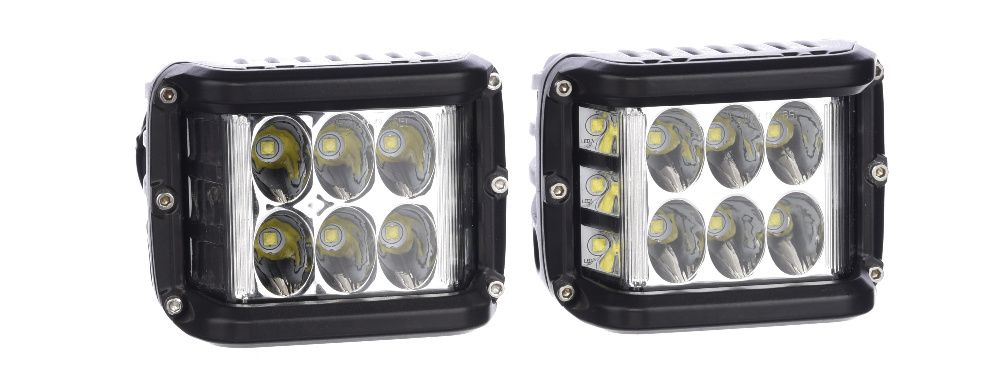 lampy LED HOMOLOGACJA E9, 2 SZTUKI 45W, quad, offroad, utv zestaw
