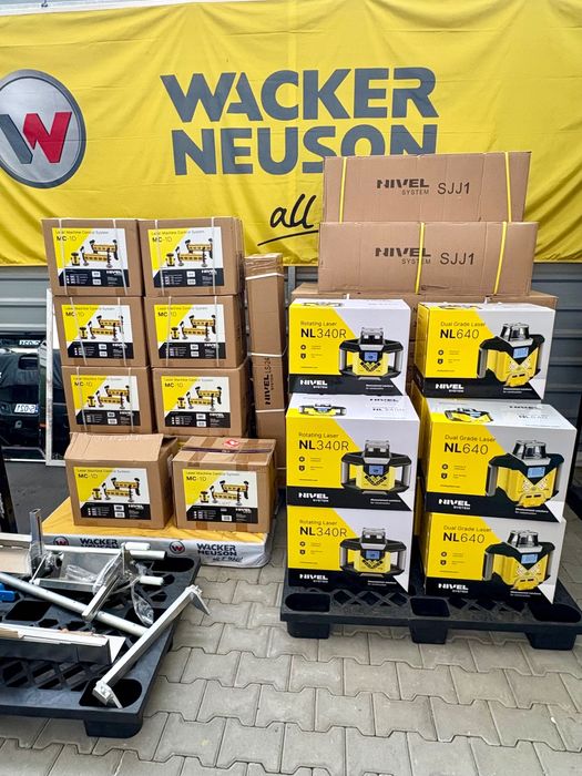 Nivel System Niwelator laserowy NL 640 R lata statyw RD 600 Nowy fv