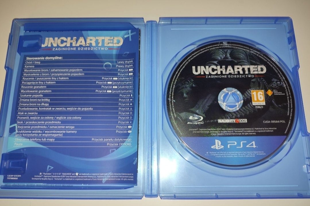 Gra Ps4 Uncharted Zaginione Dziedzictwo PL gry PlayStation 4 UFC NFS